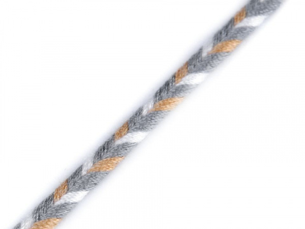 Bavlněná sutaška / provázek šíře 4 mm