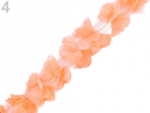 Prýmek mašle / motýlek na tylu šíře 65 mm