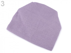 Pletená svěšená čepice