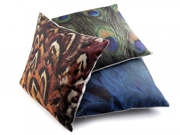 Povlak na polštář peří 43x43 cm