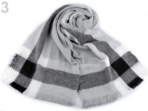 Šála / pléd káro 65x190 cm