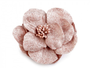 Vlněný květ s pestíky v barvě květu Ø65 mm