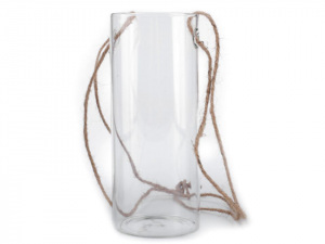 Skleněný válec 8x20 cm aerárium