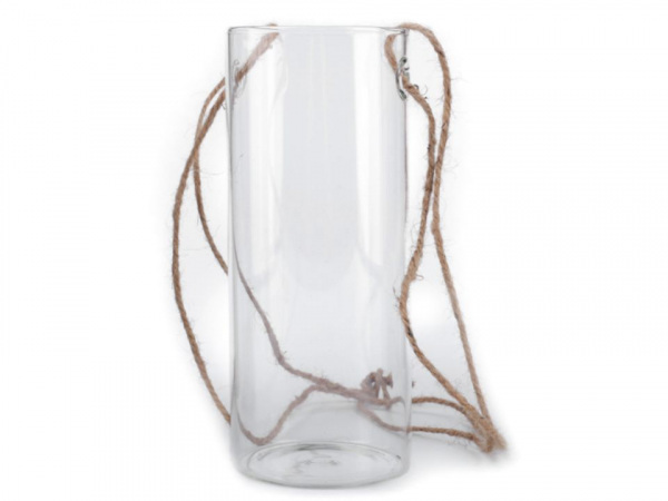 Skleněný válec 8x20 cm aerárium