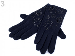 Dámské vlněné rukavice mandala