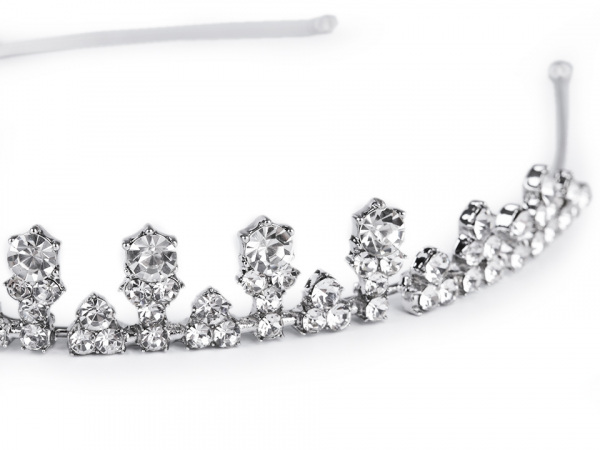 Štrasová čelenka / korunka do vlasů