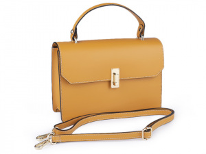 Kožená kabelka - dovoz Itálie 17,5x25 cm