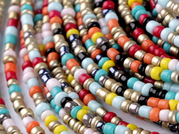 Náhrdelník z rokajlu, víceřadý