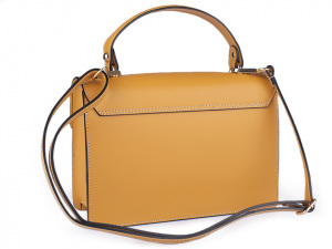 Kožená kabelka - dovoz Itálie 17,5x25 cm