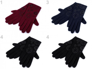 Dámské vlněné rukavice mandala