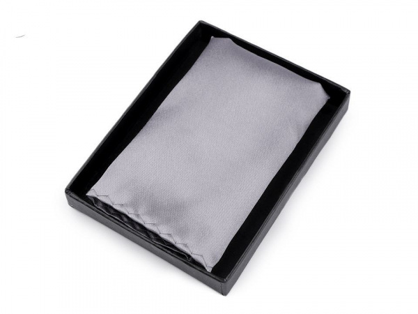 Saténový kapesníček do saka v krabičce