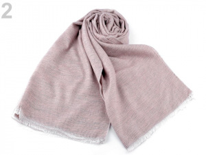 Šála žíhaná 65x200 cm