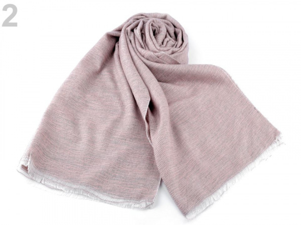 Šála žíhaná 65x200 cm