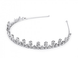 Štrasová čelenka / korunka do vlasů