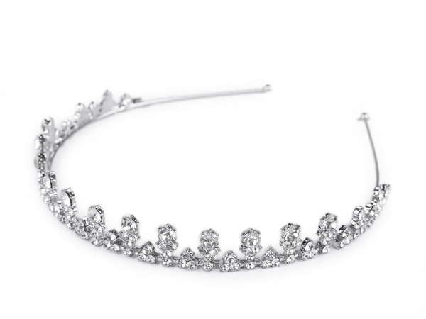 Štrasová čelenka / korunka do vlasů