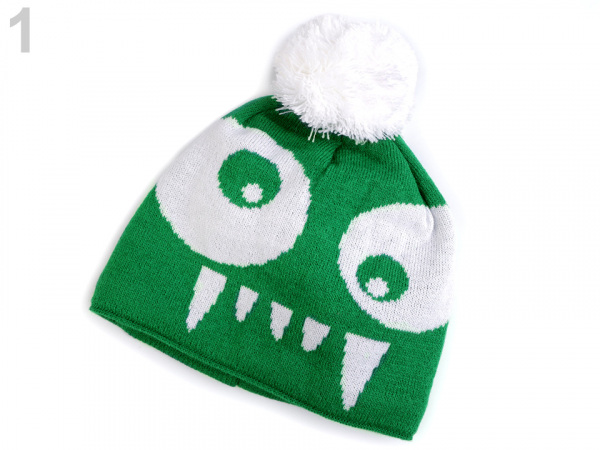 Chlapecká zimní čepice s bambulí Capu