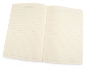 Sešit / zápisník linkovaný velký liška, jelen, zajíc, velryba Languo 18,5x26 cm