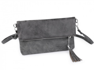 Kabelka překládaná se střapcem 14,5x24 cm