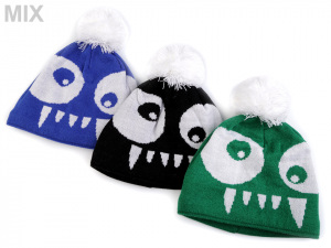 Chlapecká zimní čepice s bambulí Capu