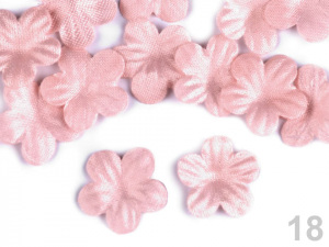 Polotovar k výrobě květů Ø15 mm, Ø16 mm, Ø18 mm saténový