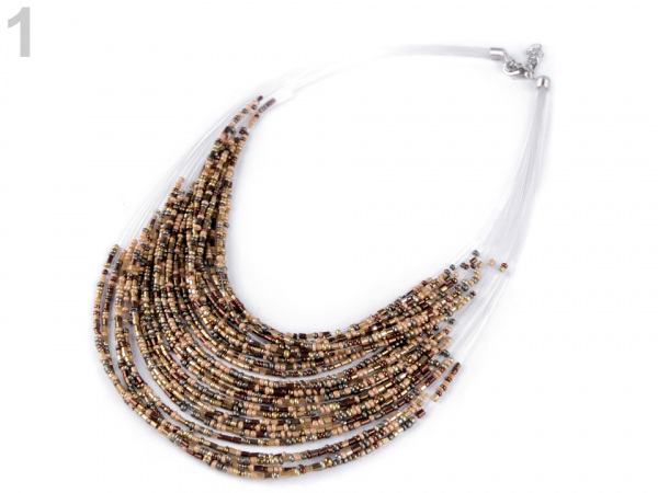 Náhrdelník z rokajlu, víceřadý