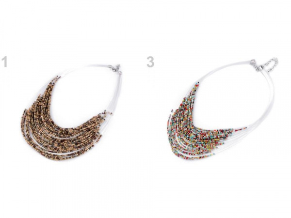 Náhrdelník z rokajlu, víceřadý