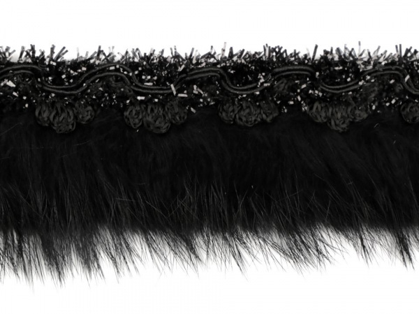 Prýmek s kožešinou šíře 40 mm