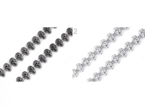 Lebky na šňůře / borta šíře 12 mm