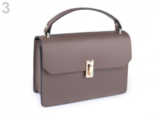 Kožená kabelka - dovoz Itálie 17,5x25 cm