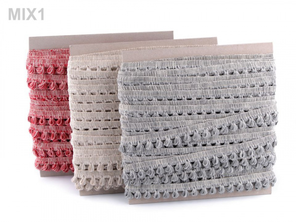 Prýmek / třásně šíře 25 mm