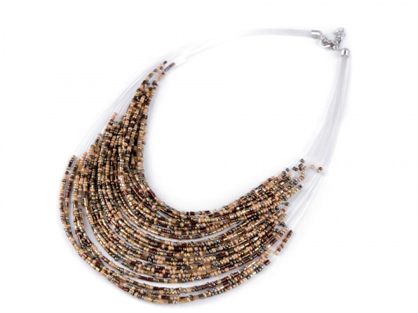 Náhrdelník z rokajlu, víceřadý