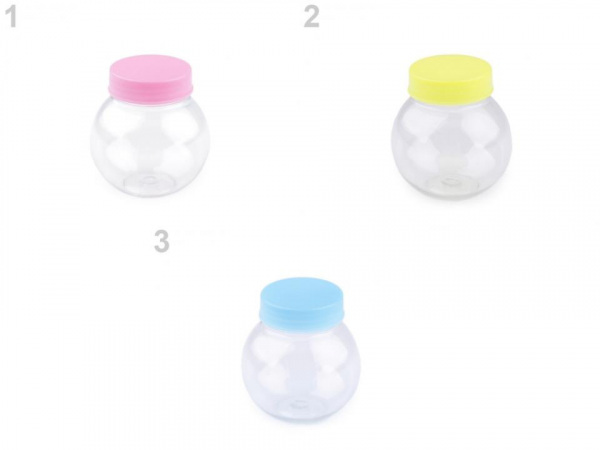 Plastová lahvička 5x5,5 cm šroubovací