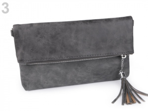 Kabelka překládaná se střapcem 14,5x24 cm