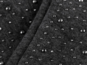 Dámské úpletové rukavice s kamínky