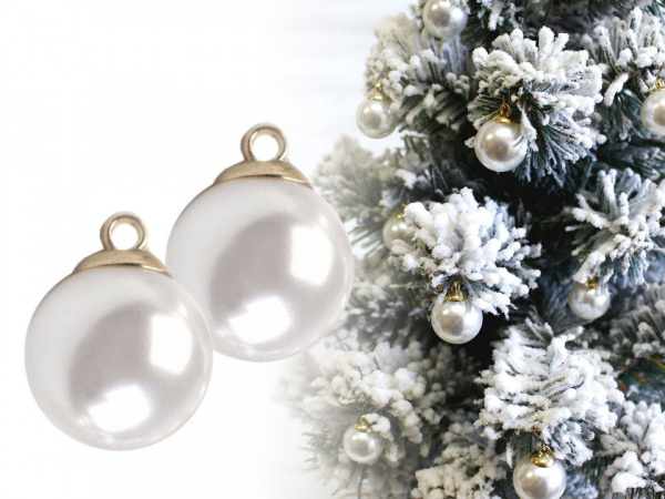 Perla s očkem / knoflík Ø18 mm