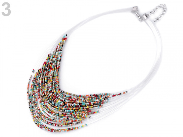 Náhrdelník z rokajlu, víceřadý