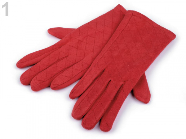 Dámské prošívané rukavice 2. jakost