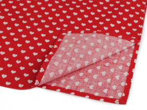 Bavlněný šátek se srdíčky