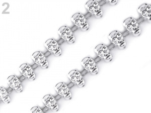 Lebky na šňůře / borta šíře 12 mm