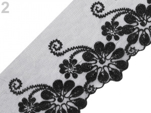 Krajka na monofilu šíře 10 cm