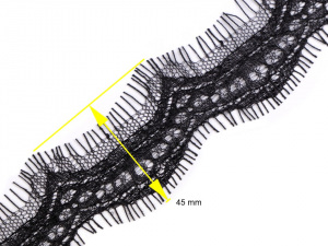 Francouzská krajka šíře 45 mm