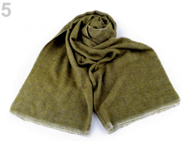 Šála žíhaná 65x200 cm