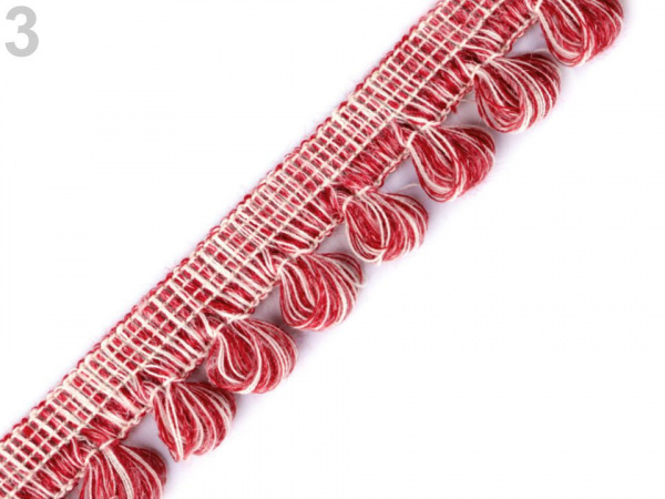 Prýmek / třásně šíře 25 mm