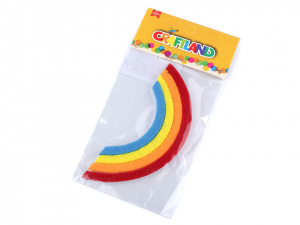 Filcová duha 4x10 cm