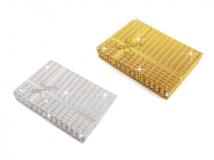 Krabička exklusivní s mašlí 13x18 cm