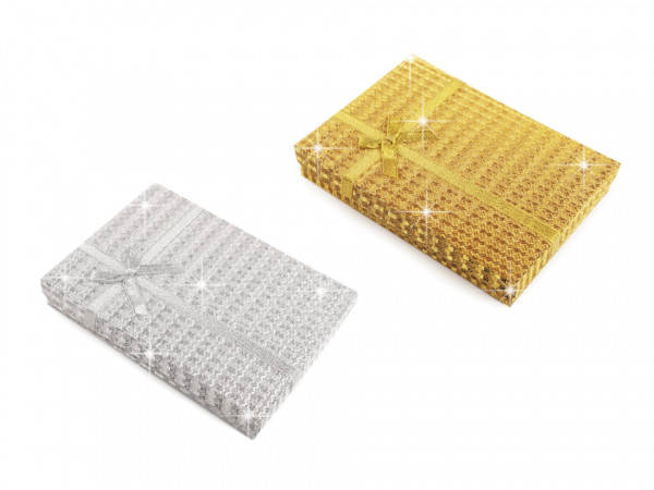 Krabička exklusivní s mašlí 13x18 cm