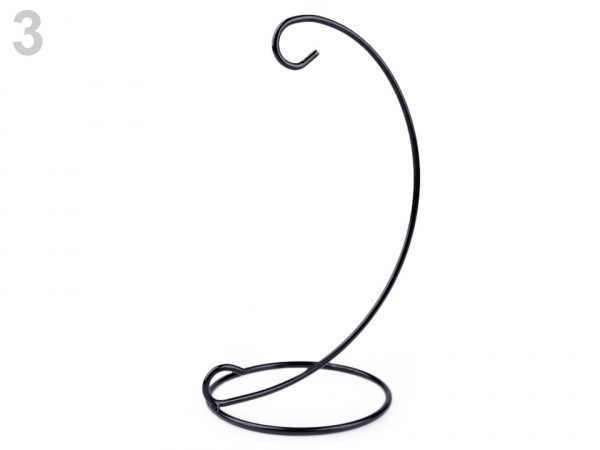 Kovový stojan na aerárium / baňky výška 26 cm