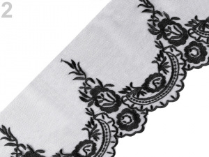 Krajka na monofilu šíře 16 cm