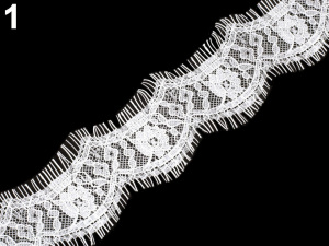 Francouzská krajka šíře 45 mm