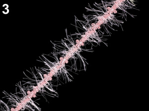 Nitkový prýmek šíře 55 mm